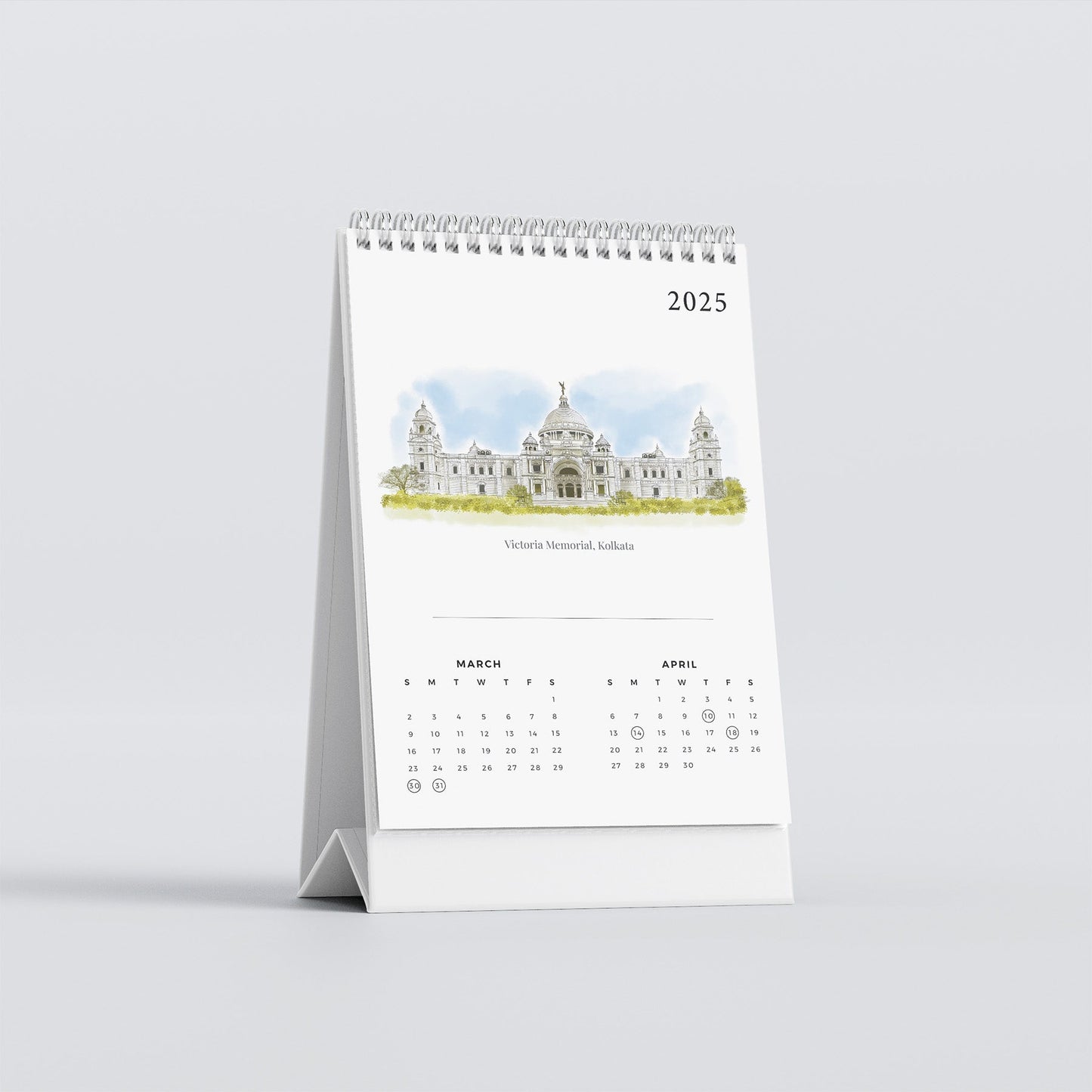 2025 Table Top Calendar - Monuments of India - PaperKaite