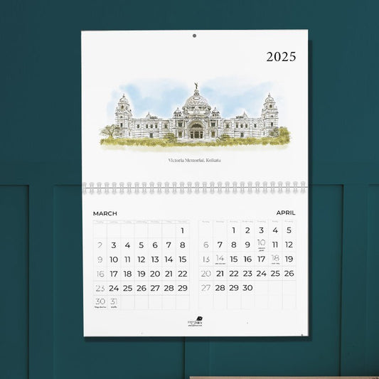 2025 Wall Calendar - Monuments of India - PaperKaite