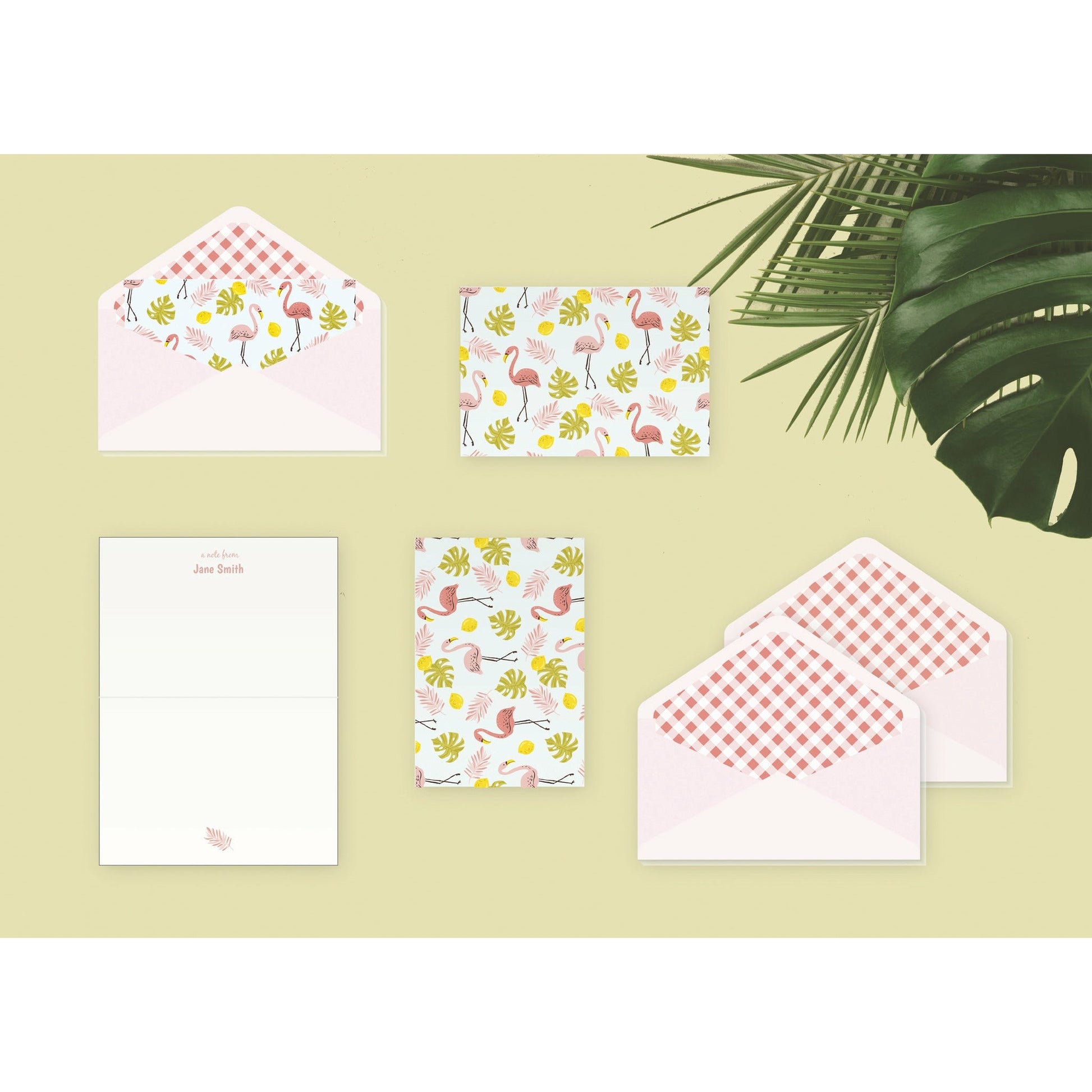 Flamingo Summer Customised Boxed Gift Set - PaperKaite