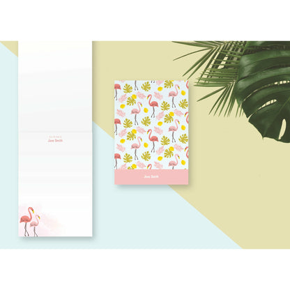 Flamingo Summer Customised Boxed Gift Set - PaperKaite