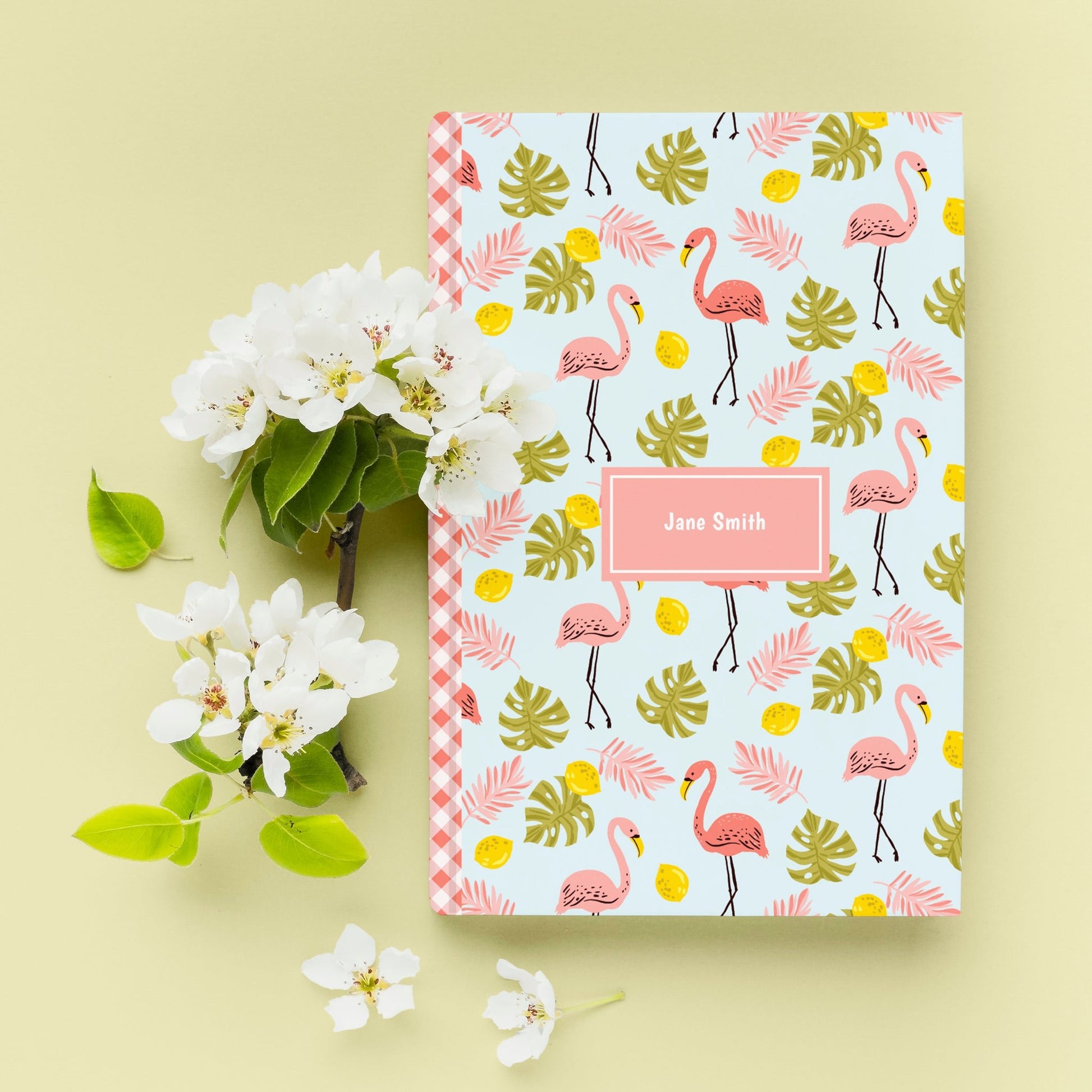 Flamingo Summer Customized Journal - PaperKaite