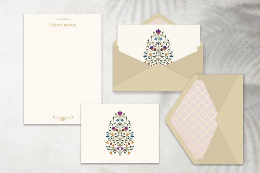 Iniya Customised Note Card Set - PaperKaite