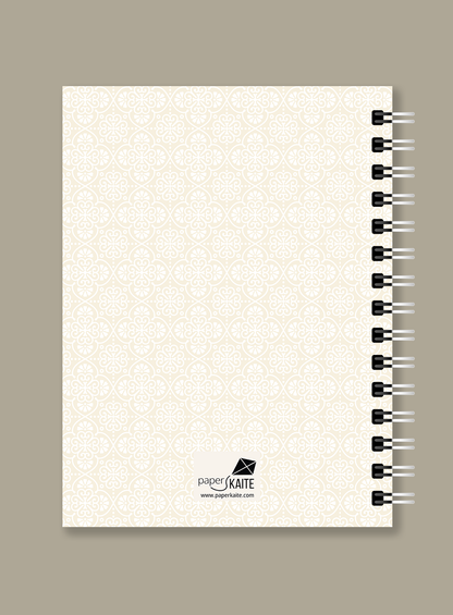 Vanna Mayil Hardbound Spiral 2025 Planner - Hard Case Weekly Planner with 100gsm paper - Traditional Indian Design