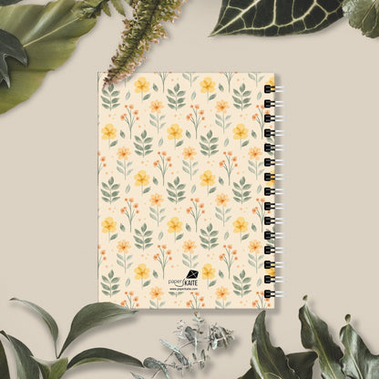 Sunshine Hues Hardbound Spiral Journal - PaperKaite