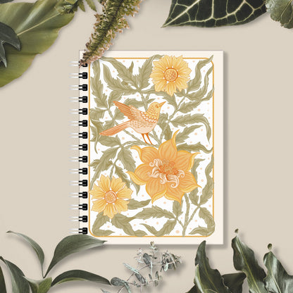 Sunshine Hues Hardbound Spiral Journal - PaperKaite